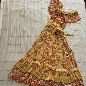 Margaux Riviera Off Shoulder Maxi Dress